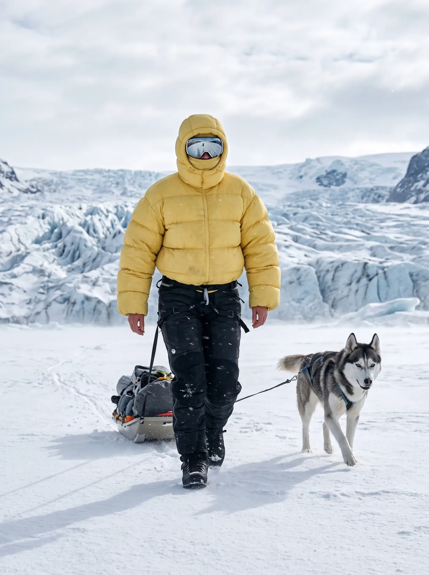 Fjell Maxi-Baffle Puffer in Midnight Sun