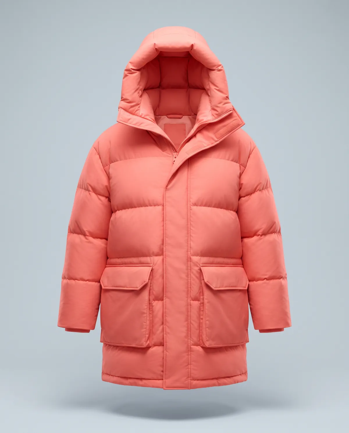 Polar Snorkel Parka in Signal Coral